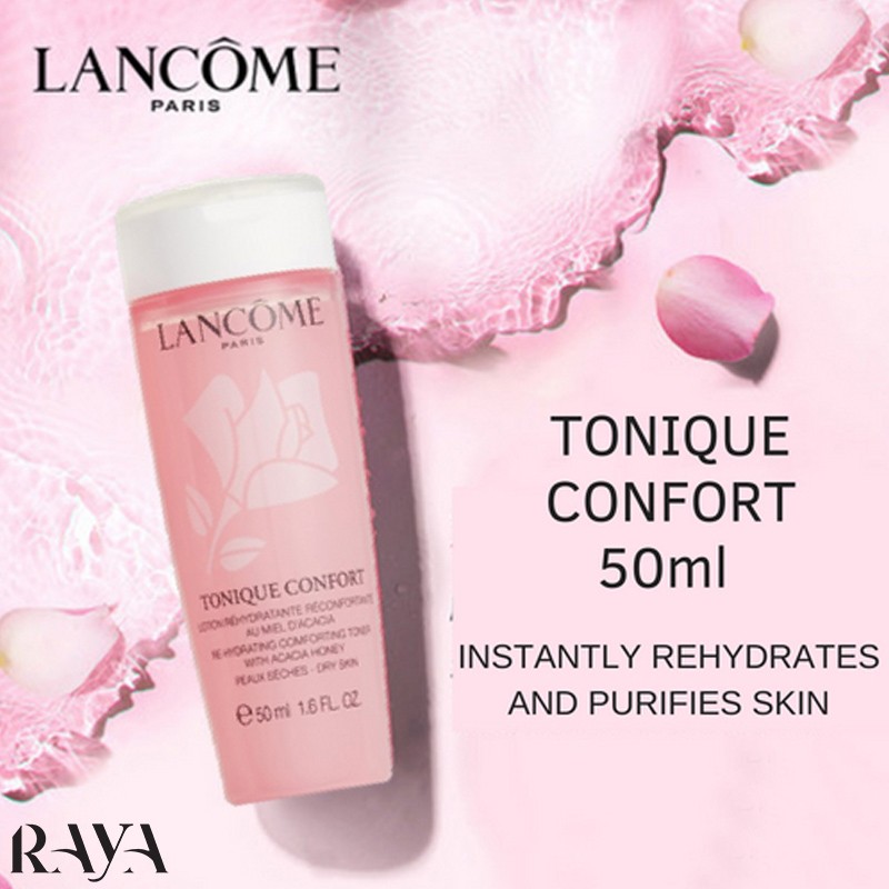 تونر آبرسان و نرم کننده پوست کانفورت لانکوم Lancôme Tonique Confort Re Hydrating Comforting Toner 